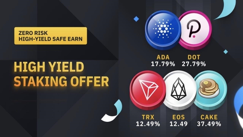 High-yield staking offers on Binance